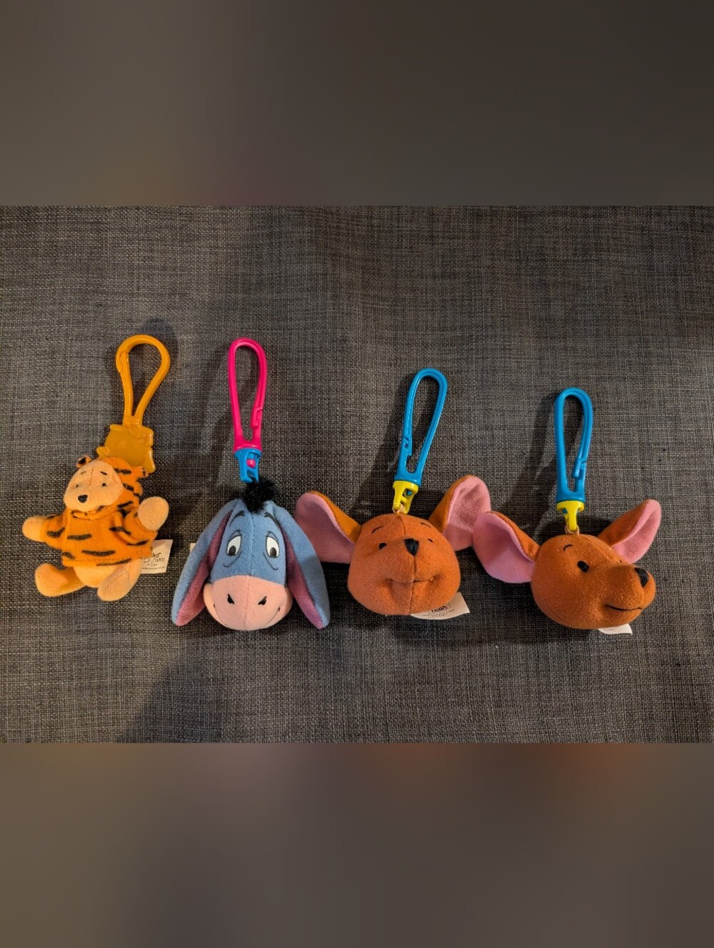 Vintage 2000 Winnie The Pooh Plush Keychains!